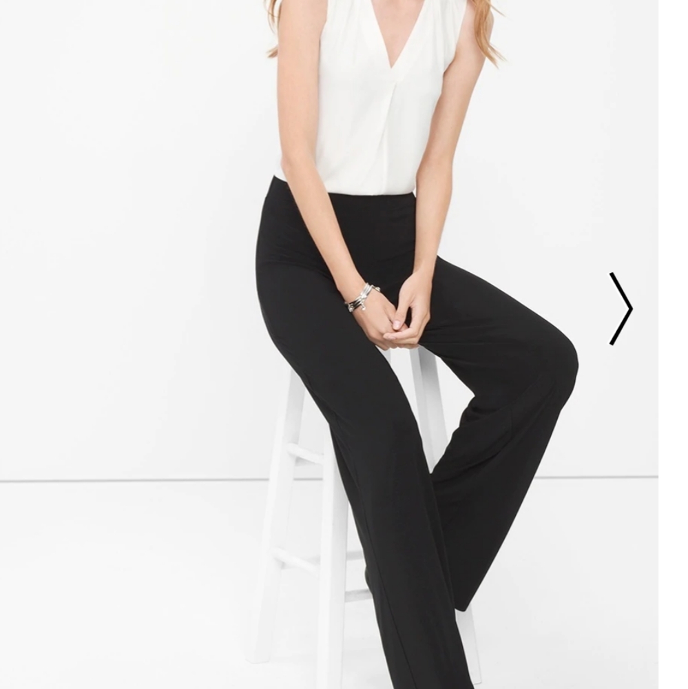 White house Black market elastic black pants XXS